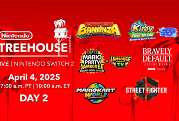 2ª Dia de Treehouse terá Street Fighter 6, Mario Party, Kirby e mais!