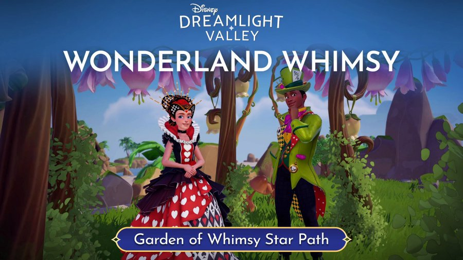 Atualização com Alice no País das Maravilhas chega nesta semana a Disney Dreamlight Valley