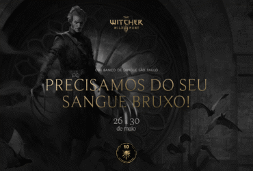 CD PROJEKT RED e Banco de Sangue unem forças em campanha de doação de sangue de The Witcher 3 : Wild Hunt!