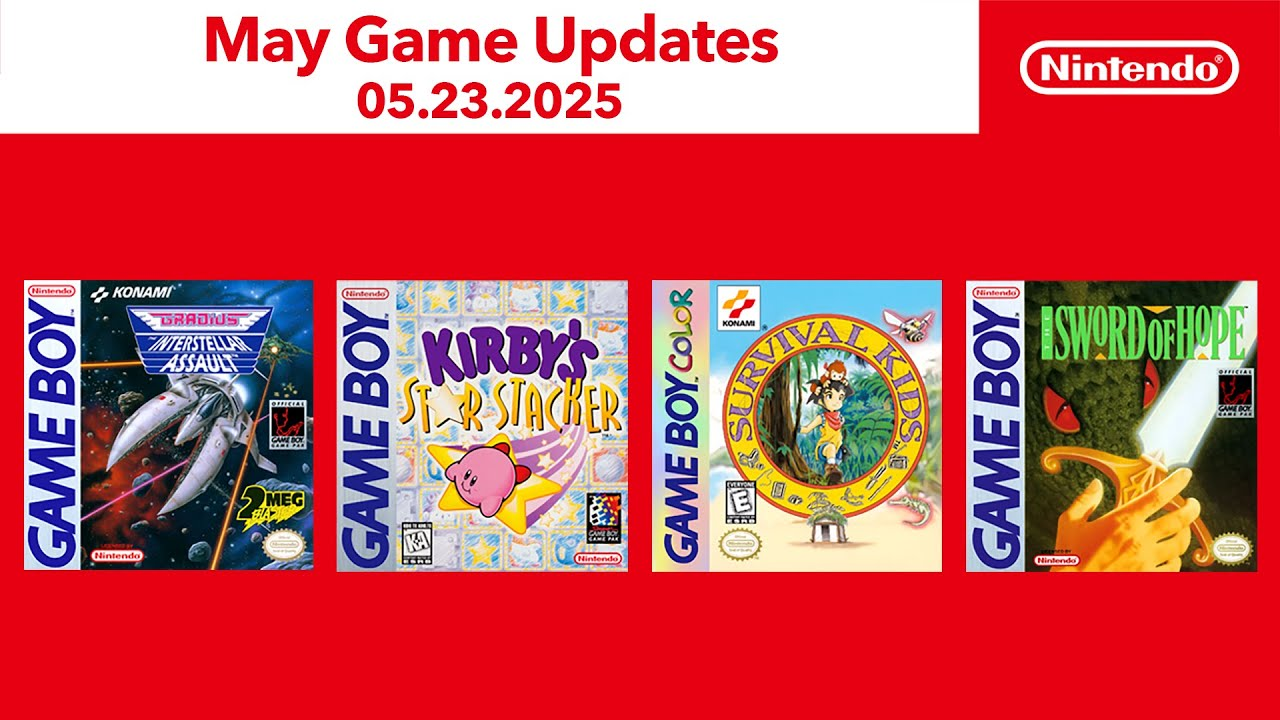 Nintendo adiciona mais 4 jogos ao GameBoy no Switch Online
