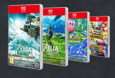 Quantos GB? Veja o tamanho de alguns jogos já anunciados para o Nintendo Switch 2