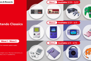Nintendo lança ícones temáticos de consoles clássicos para membros do Switch Online