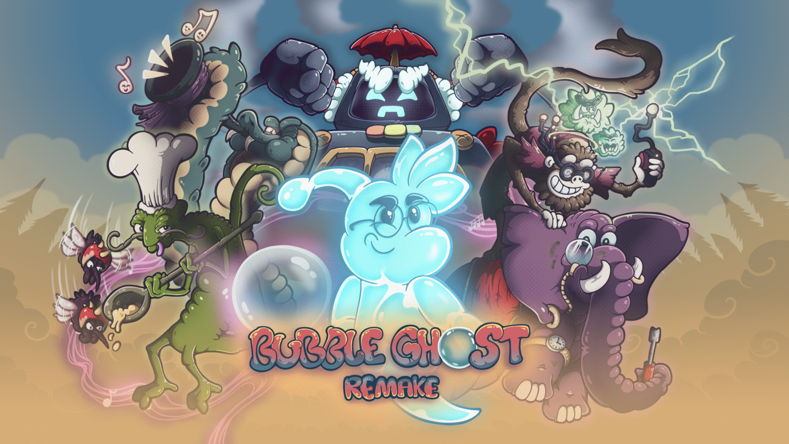 A atualização 2.0.0 do Bubble Ghost Remake já está disponível para Nintendo Switch
