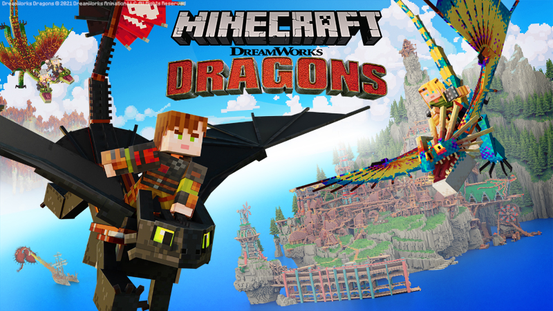Minecraft - Como treinar seu dragão DLC How to Train Your Dragon