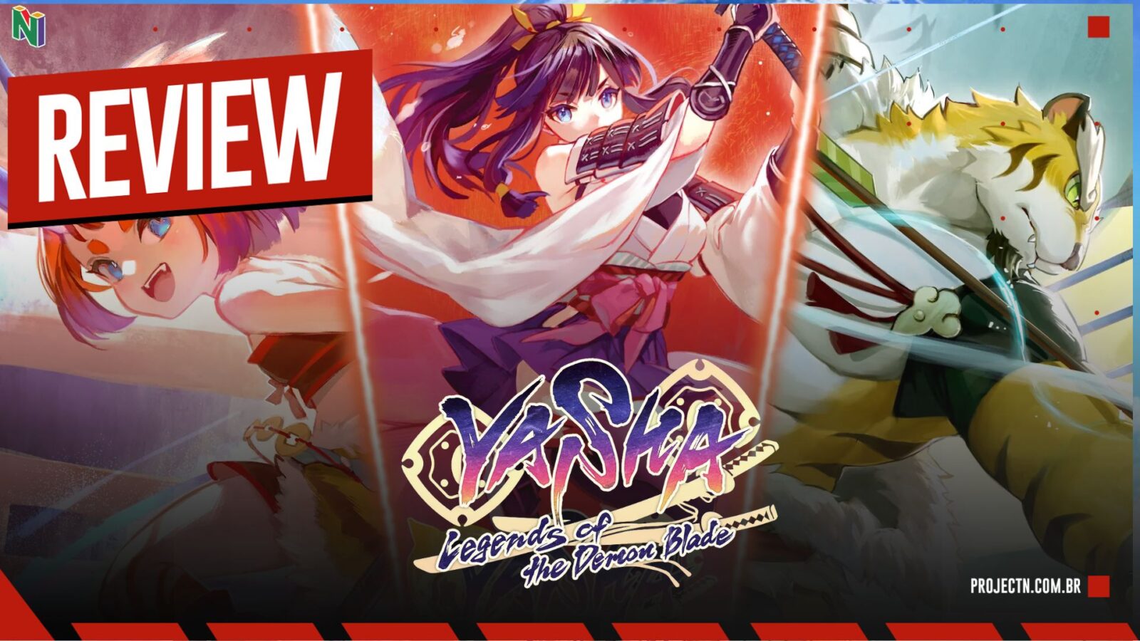 Yasha: Legends of the Demon Blade – Arte deslumbrante e estrutura repetitiva em um conto folclórico de ação