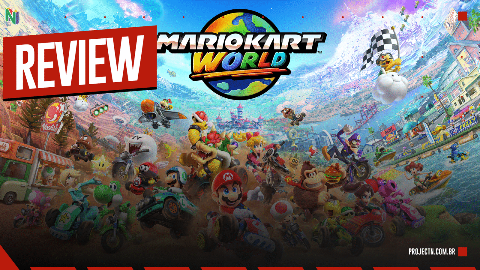 Mario Kart World - Uma experiência Nintendo em um jogo que acelera seu coração gamer