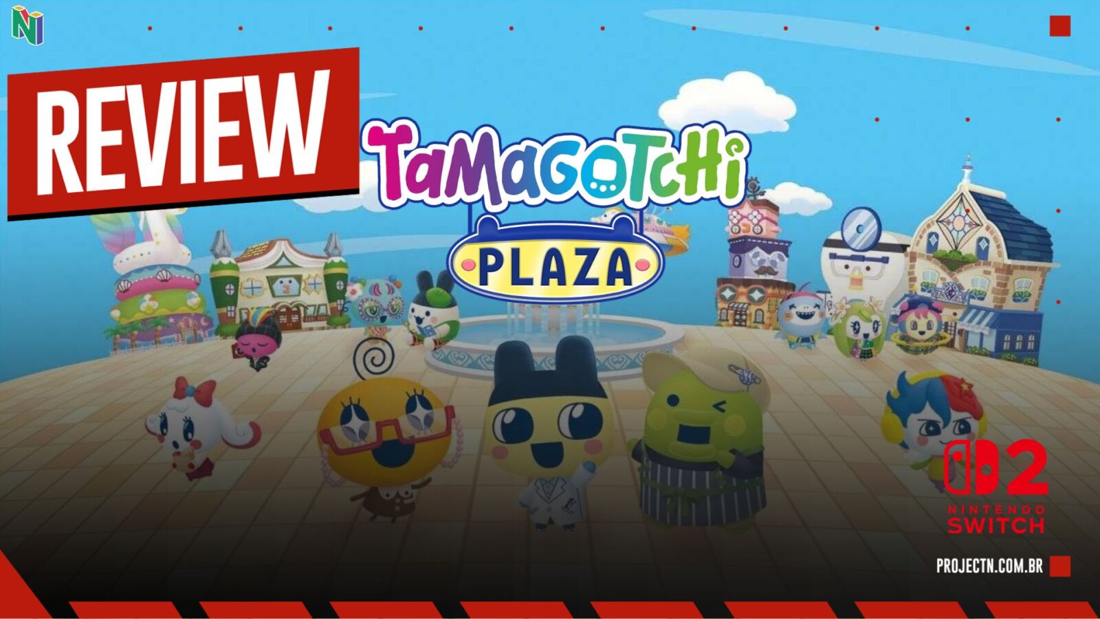 Tamagotchi Plaza - Uma coleção de minigames infantis que poderia ter um pacote melhor