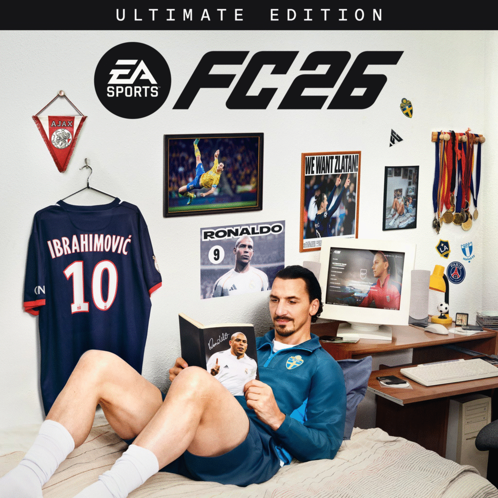 Zlatan Ibrahimovic será a estrela da capa de EA Sports FC 26