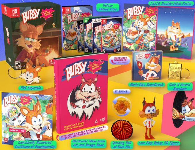 Bubsy In: The Purrfect Collection terá versão física para Nintendo Switch