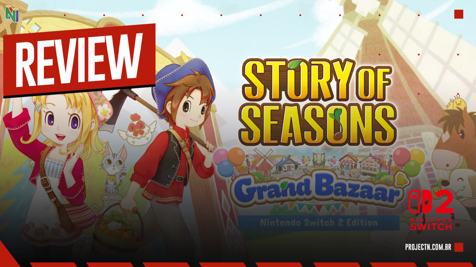 Story of Seasons: Grand Bazaar – Um remake que une nostalgia e frescor na medida certa