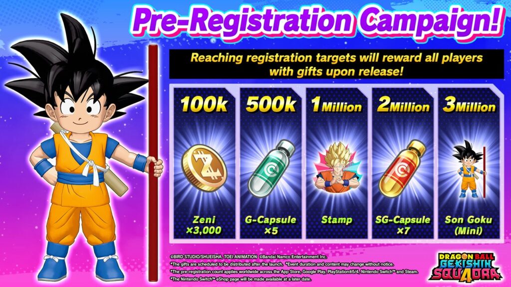 Bandai Namco confirma MOBA gratuito de Dragon Ball no Nintendo Switch — pré-registro já disponível