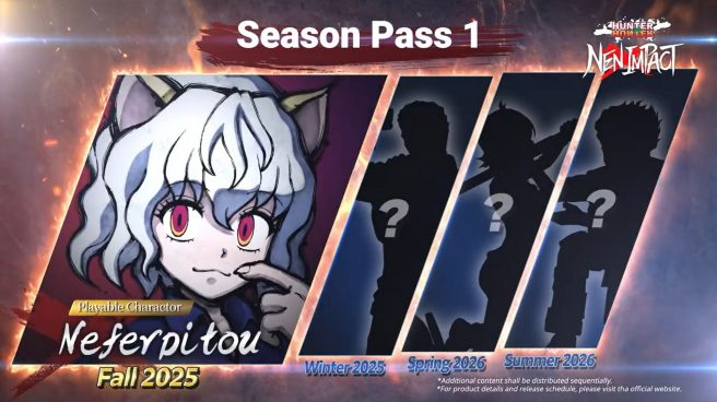 Hunter x Hunter: Nen x Impact revela trailer do passe de temporada durante EVO 2025