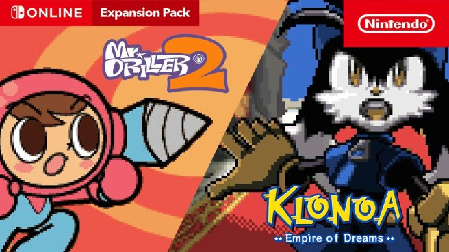 Klonoa: Empire of Dreams e Mr. Driller 2 chegam ao catálogo do NSO em setembro