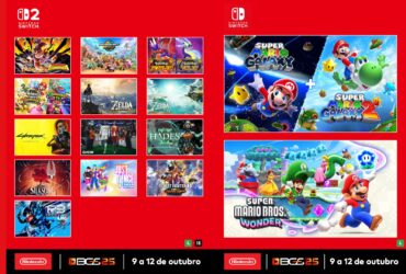 Nintendo confirma sua line-up de jogos na BGS 25