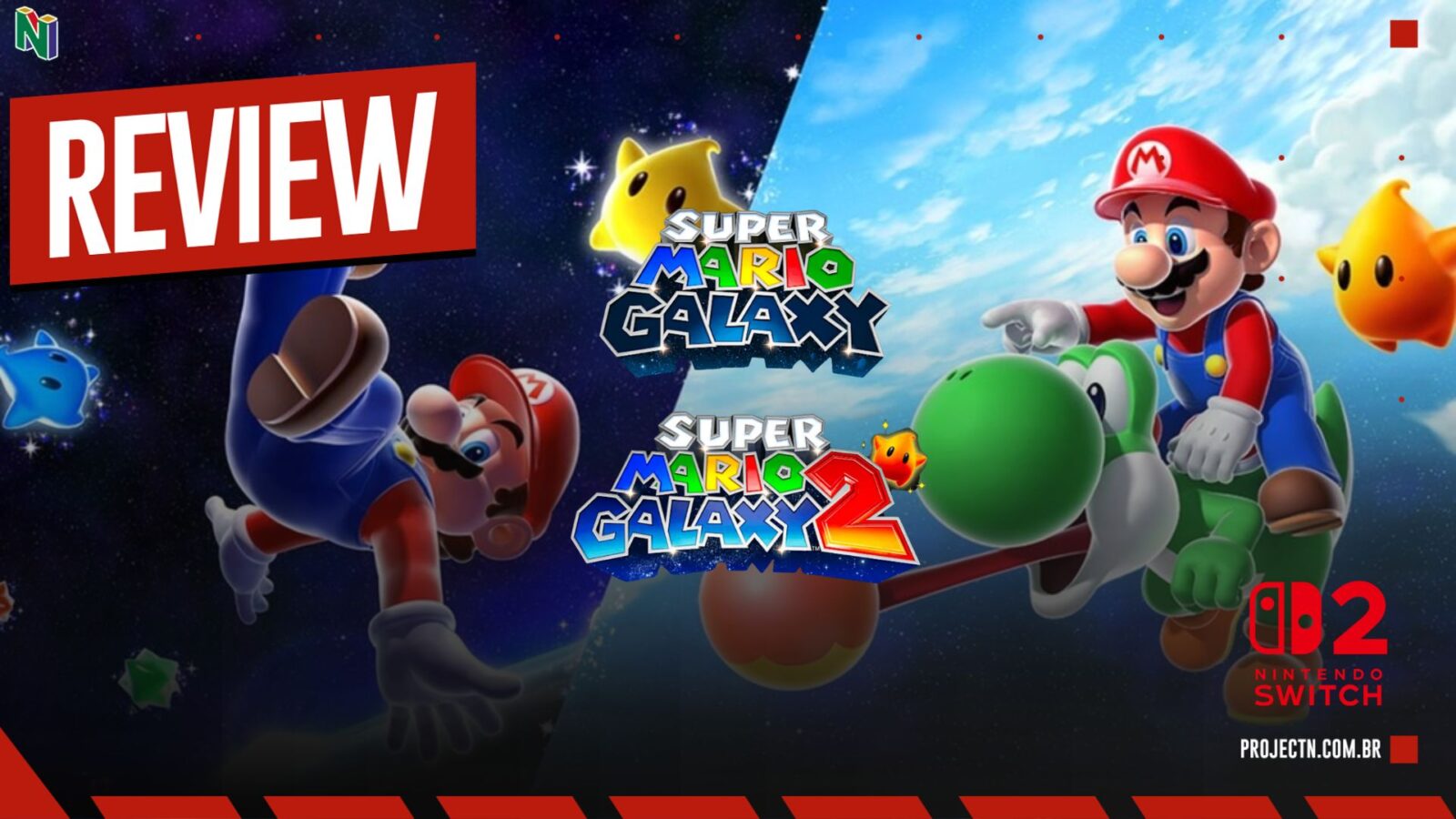 Super Mario Galaxy + Super Mario Galaxy 2: Um remaster digno das galáxias