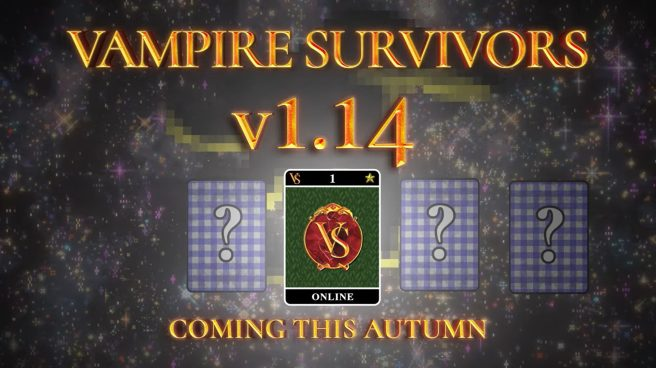 Vampire Survivors promete atualização gratuita com foco em "apostas" e provoca fãs nas redes