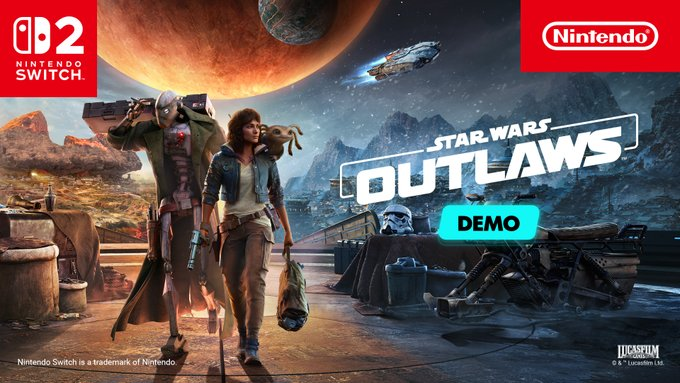 Demo de Star Wars: Outlaws chega ao Nintendo Switch 2