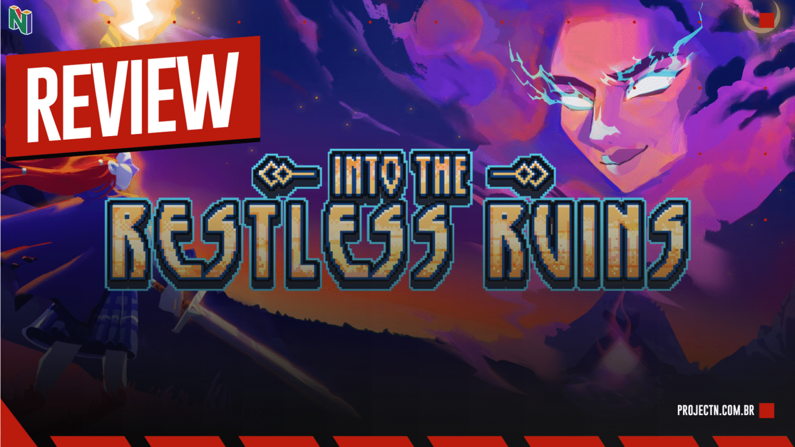 Into the Restless Ruins  - Guie uma masmorra através de um deck personalizável