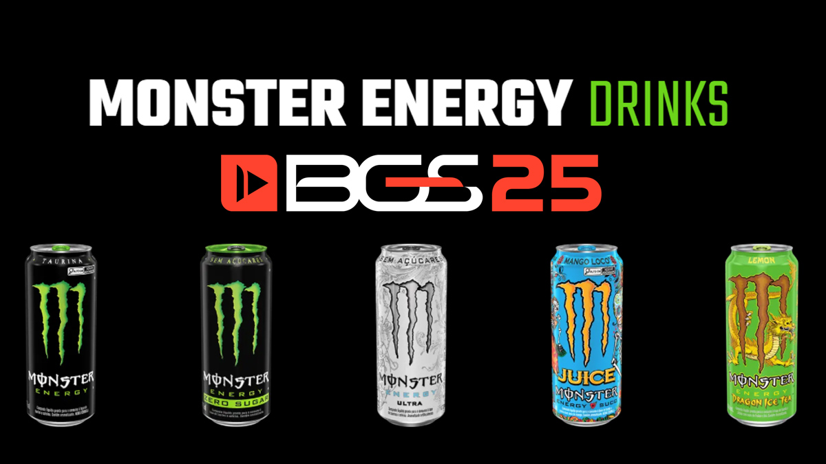 BGS 2025: Monster Energy é anunciada como patrocinadora da arena de eSports nessa edição