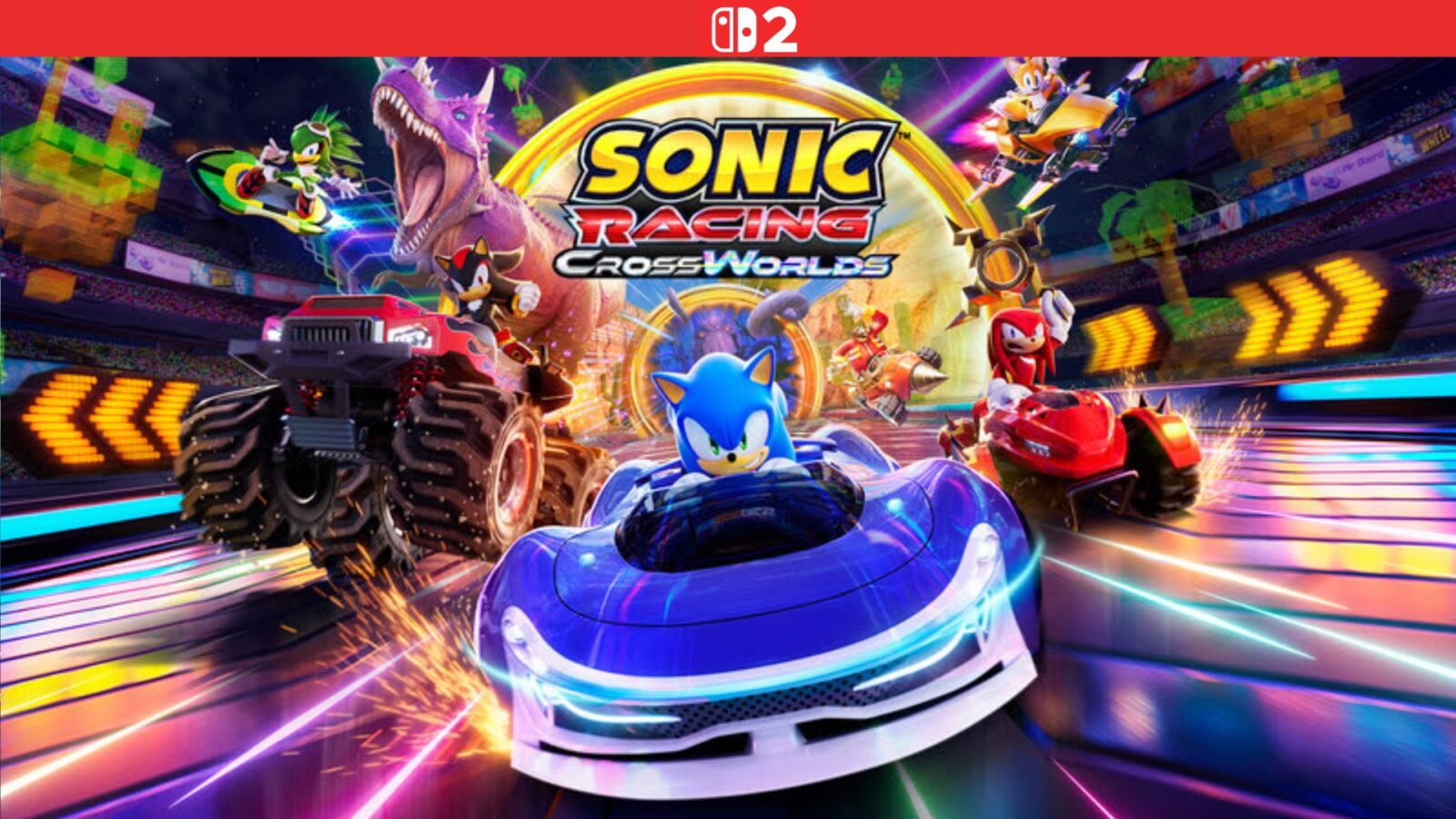 SEGA divulga data de lançamento de Sonic Racing: CrossWorlds para Nintendo Switch 2