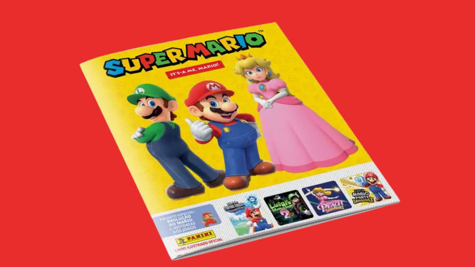 Panini anuncia novo álbum de figurinhas de Super Mario para 2026