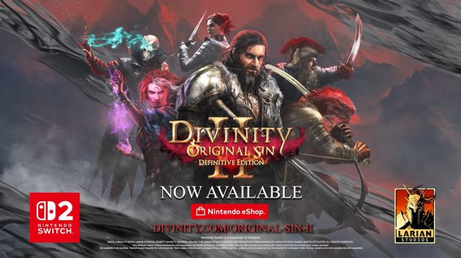 Divinity: Original Sin 2 ganha lançamento surpresa para o Nintendo Switch 2