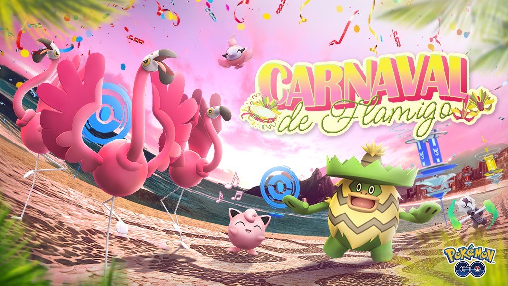 Pokémon GO celebra o Carnaval de Flamigo e inicia série de eventos no Rio em 2026