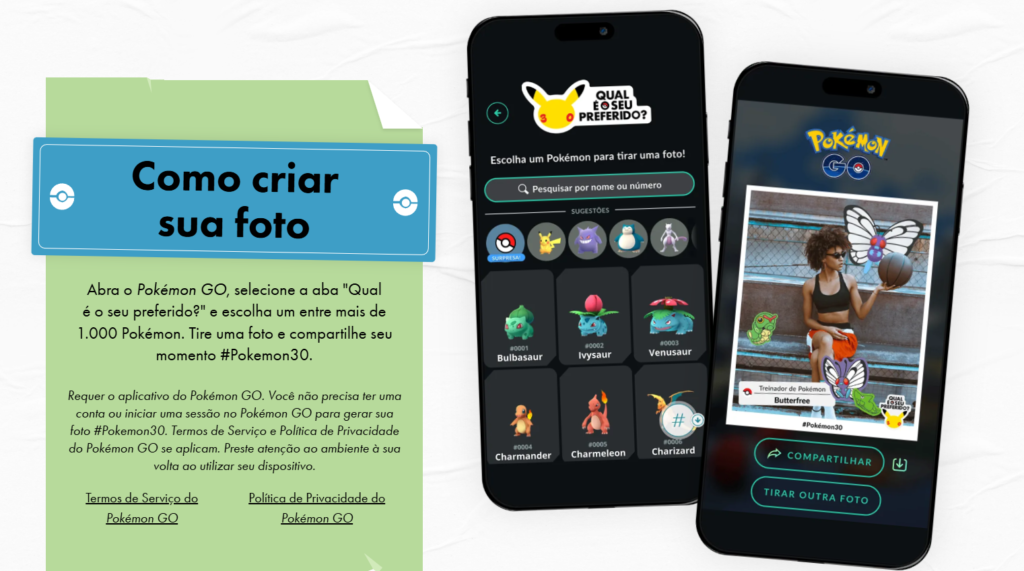 Pokémon lança site especial para celebrar 30 anos da franquia